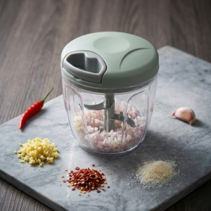 Manual Pull-String Household Vegetable Cutter & Meat Chopper – Multi-Function Hand - Random Color