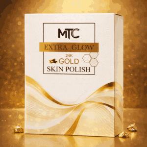 MTC International Extra Glow 24K Gold Skin Polish Kit – Professional Face & Body Brightening System Made in France