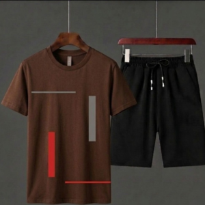HY Boutique Men's Summer shirt & Shorts Tracksuit Set – Lightweight & Comfortable Casual Wear